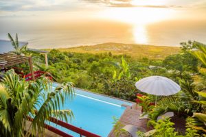 photo immobilière coucher de soleil