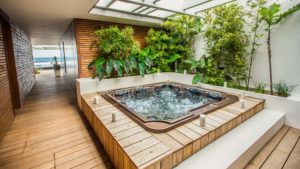 photographie immobilière jardin jacuzzi Réunion